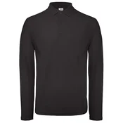 MAJICA DUGI RUKAVI POLO B&C ID.001 LSL 180G CRNA L