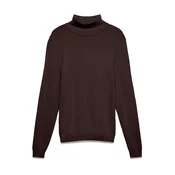 VERO MODA Pulover VMGLORY čokolada