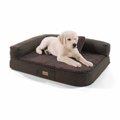 Brunolie Bruno, krevet za psa, podloga za psa, periva, ortopedska, protuklizna, prozračna, memorijska pjena, veličina S (80 × 10 × 60 cm)