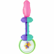 Bright Starts Teether & Rattle ropotuljica z grizljajočim delom 3m+ 1 kos