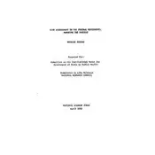Risk Assessment in the Federal Government