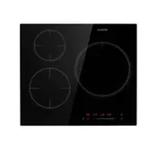 Klarstein Delicatessa 3, indukcijska ploca za kuhanje, 3 zone, 5800W, staklokeramicka, crna boja