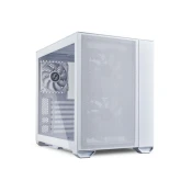 LIAN LI računalniško ohišje O11 Air Mini, ATX, Midi-Tower, kaljeno steklo, belo