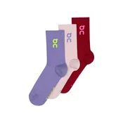 Nogavice On Logo Sock High 3P Orchid/Comet M