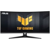 Asus monitor 34 TUF VG34VQ3B, zakrivljeni, gejming, crni