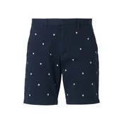 TOMMY HILFIGER Chino hlače AMERICANA temno modra/bela