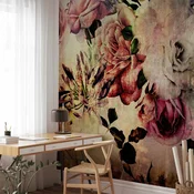 Foto tapeta - Nostalgia Flowers 100x70