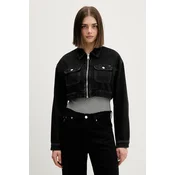 Tommy Jeans Prehodna jakna STATION  črn denim