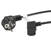 shumee Lanberg CEE 7/7 -> IEC 320 C13 napajalni kabel kotni 1,8 m VDE črne barve