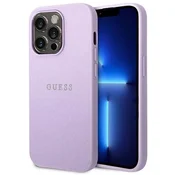 Ovitek Guess Saffiano Strap za iPhone 14 Pro - Vijolična