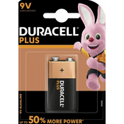 Baterija DURACELL 9V Plus 1/1