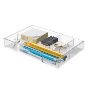 Leitz Organizator za predale Plus in WOW - 4 predali, prozoren