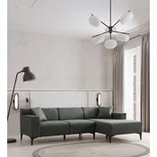 Atelier del Sofa Ugaona garnitura New Petra, D ugao, 250x69x145 cm, Zelena