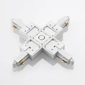Lindby X-konektor Linaro, bel, 1-fazni sistem - bela - Plastika