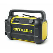 MUSE Muse, IPX6 Vodoodporen 20W prenosni ZVOČNIK Bluetooth, ČRNA/Rumena, (21289547)