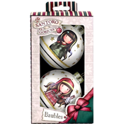 Set igračaka za božićno drvce Santoro Gorjuss - M?rry and Bright, 2 komada