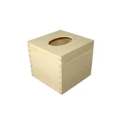 Lesena škatla za serviete - kocke