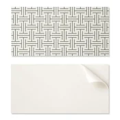 shumee Samolepilna vinilna plošča z dekorativnim tiskom 120x60 cm geometrijski karo vzorec