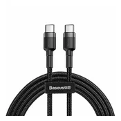 BASEUS CAFULE podatkovni kabel 2 komada Type-C - Type-C, 200 cm, CRNA/TAMNO SIVA E0418500