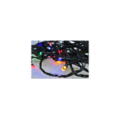 Solight LED vanjski božicni lanac, 50 LED dioda, napajanje 5m, 3m, 8 funkcija, timer, IP44, raznobojno [1V110-M]