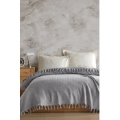 Aberto Design Double Prekrivac Berlino, 200x220cm, Svetlosiva
