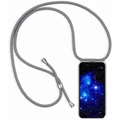 Prozoren ovitek Bigcousin z sivo vrvico za Honor 9X Pro/Huawei P Smart Pro