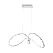 LED luster na sajli TESORO LED/48W/230V sjajni hrom