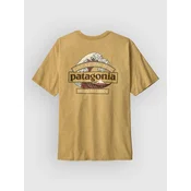 Patagonia Great Waves Responsibili- moška majica lynx tan