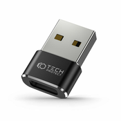 TECH-PROTECT ULTRABOOST ADAPTER USB TO TYPE-C BLACK