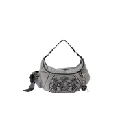 Juicy Couture Torba za čez ramo Daydreamer siva/črna