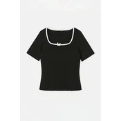 Trendyol Curve Ženska bluza Tbbss26Af00150, Crna