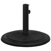 Stalak za suncobran crni 45 x 45 x 30 cm od lijevanog željeza