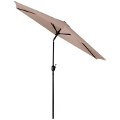 Zložljiv vrtni senčnik s 6 segmenti 300 cm s torbo Plonos PL-884