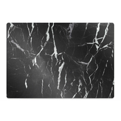 Decormat Podloga za zaščito tal Black marble 140x100 cm 15 cm