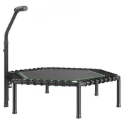 VEVOR Mini trampolin 1385x1385x37 cm črn nastavljiv
