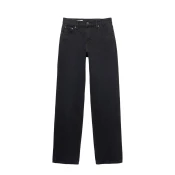 Pull&Bear Kavbojke črn denim