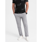 Ombre Clothing Spodnji del trenirke Siva