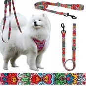 MESTNI POVODEC ZA VELIKEGA PSA nad 20 kg Labrador Zlati ptičar ROZA