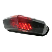 shumee STR8 Črna LED zadnja luč s smerniki, Aprilia RX 50, SX 50/CPI SX 50, SM 50/Derbi DRD 50, Senda 50, Supermoto 50 (E)