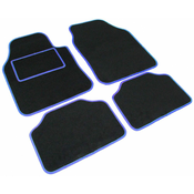 Tech+ Automobilski tepih Road, tekstil, UNI 1, crna/plava