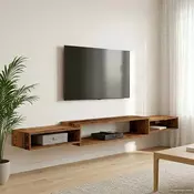 TV ormar za montažu na zid Zidna montaža Staro drvo