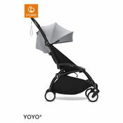 Stokke Ogrodje s sedežno enoto black frame 6+ color pack Yoyo stone