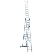 ELKOP Trodelne Aluminijumske Merdevine 3x15 – 9/4m