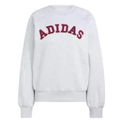 ADIDAS SPORTSWEAR Športna majica svetlo siva/vinsko rdeča