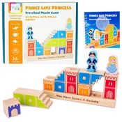 shumee Large Wooden Blocks Challenge Igra Prince Saves Princess