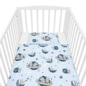 2-delni posteljni prevleki New Baby Teddy bear in space 90/120 cm