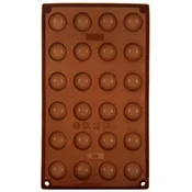 Excellent Houseware Silikonski kalup za praline, 24 vdolbin, odporen na vročino