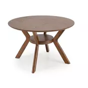 Miza Houston 1984 Oreh, 77cm, MDF plošča, Naravni furnir, Les