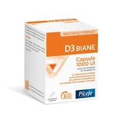 Pileje D3 Biane Vitamin D3 1000UI 90 marine capsules