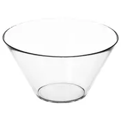 TRYGG Cinija za posluživanje, bistro staklo, 28 cm